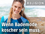 Frau im Badeanzug