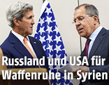 US-Außenminister John Kerry und der russische Außenminister Sergej Lawrow