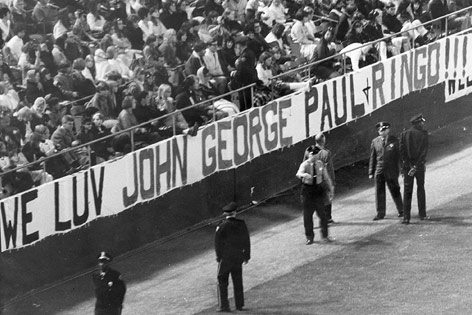© AP/Fred Pardini Eindrücke vom Beatles Konzert im Candlestick Park, San Francisco