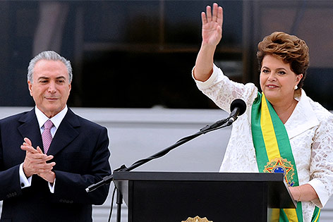 Dilma Rousseff und Michel Temer 2011