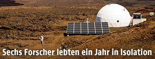 HI-SEAS-Kuppel auf Hawaii