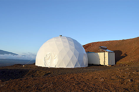 © APA/AFP/University of Hawaii at Manoa HI-SEAS-Kuppel von Außen