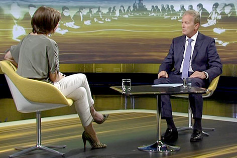 © ORF Eindrücke vom Sommergespräch mit Vizekanzler Reinhold Mitterlehner