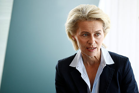 © Reuters/Axel Schmidt Deutschlands Verteidigungsministerin Ursula von der Leyen