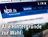 Screenshot des NDR-Wahlspecials