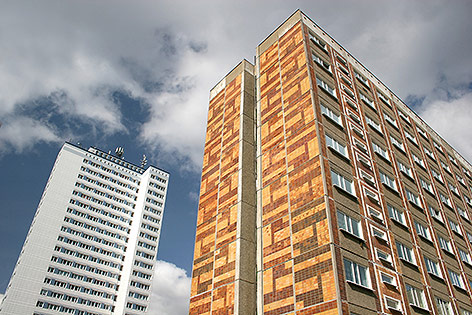 Plattenbauten in Rostock