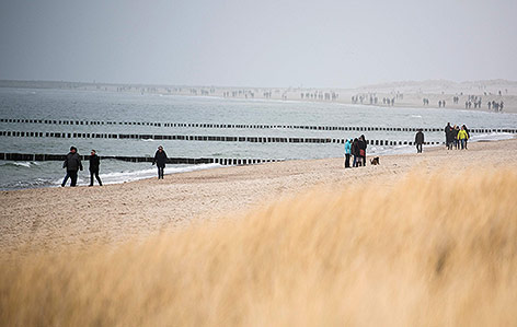 Küstenabschnitt bei Warnemünde