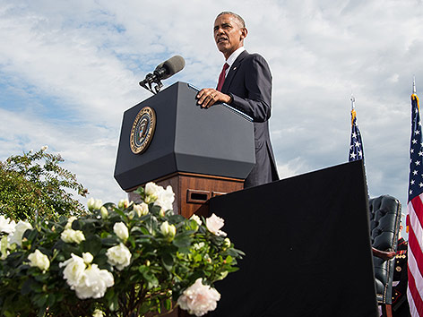 Barack Obama bei einer Ansprache
