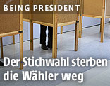 W&auml;hler bei ihrer Stimmabgabe