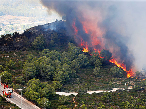 Waldbrand in Spanien