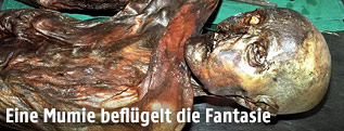Archivbild aus dem Jahr 1991, kurz nach der Entdeckung der Gletschermumie "Ötzi"