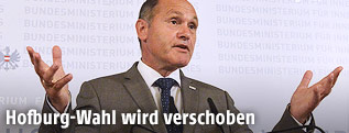 Innenminister Wolfgang Sobotka