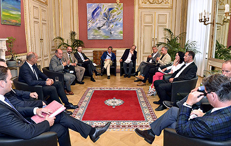 Treffen mit Innenminister Sobotka und Klubobleuten