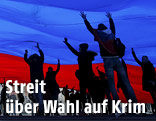 Proteste auf der Halbinsel Krim