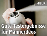 Mann mit Deo