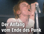 Die Band "The Sex Pistols" bei einem Konzert im Jahr 1976