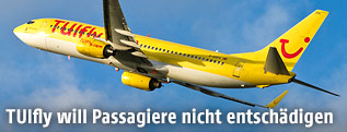 Flugzeug der Linie TUIfly
