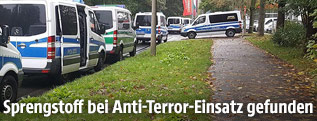 Einsatzkräfte in Chemnitz