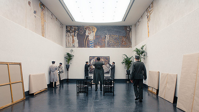 Szene aus "Egon Schiele - Tod und Mädchen"