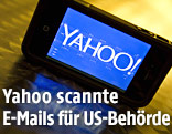 Yahoo-Logo am Handy