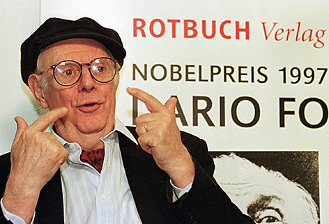 Dario Fo im Oktober 1997