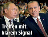Russlands Präsident Wladimir Putin und der türkische Präsident Tayyip Erdogan