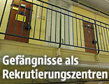 Zellentüren in einem Gefängnis