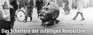 Kopf einer Stalin-Statue