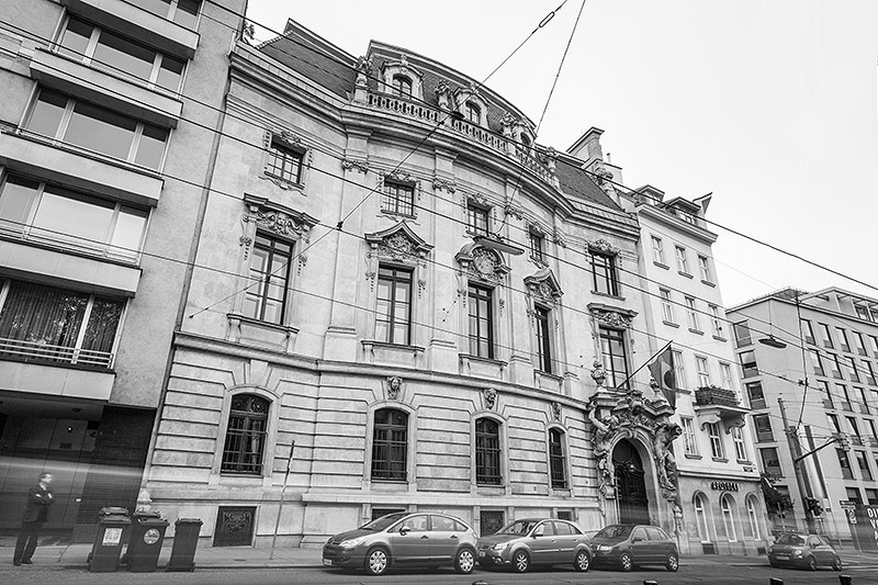 © ORF.at/Dominique Hammer Das Gebäude der brasilianischen Botschaft gebaut von den Architekten Fellner und Helmer