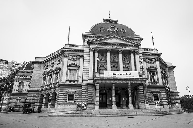 © ORF.at/Dominique Hammer Das Volkstheater in Wien gebaut von den Architekten Fellner und Helmer der Architekten Fellner und Helmer