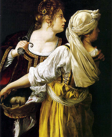 Gentileschis "Judith mit ihrer Magd", um 1612-14