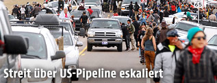 Proteste gegen Pipeline