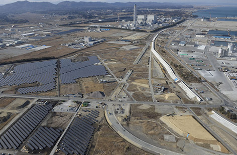 © Reuters/Kyodo Gebiet um das Atomkraftwerk Fukushima, aufgenommen im März 2016