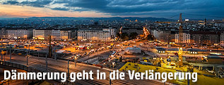 Dämmerung über Wien
