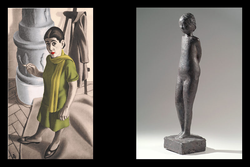 © Belvedere/Bruno Reiffenstein; Belvedere Bettina Ehrlich-Bauer: Selbstporträt; Anna Mahler: Childgirl