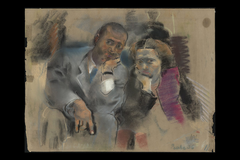 © Jüdisches Museum Wien Friedl Dicker-Brandeis: Doppelportrait Pavel und Maria Brandeis