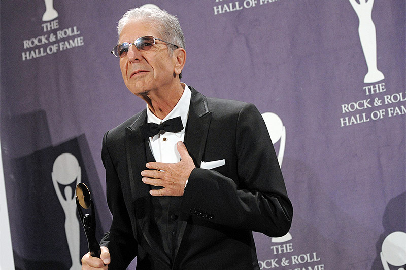 © AP/Evan Agostini Leonard Cohen bei einer Preisverleihung