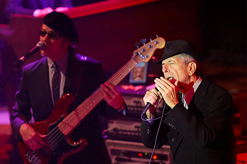 © picturedesk.com/Starpix Leonard Cohen bei einem Konzert im Wiener Konzerthaus