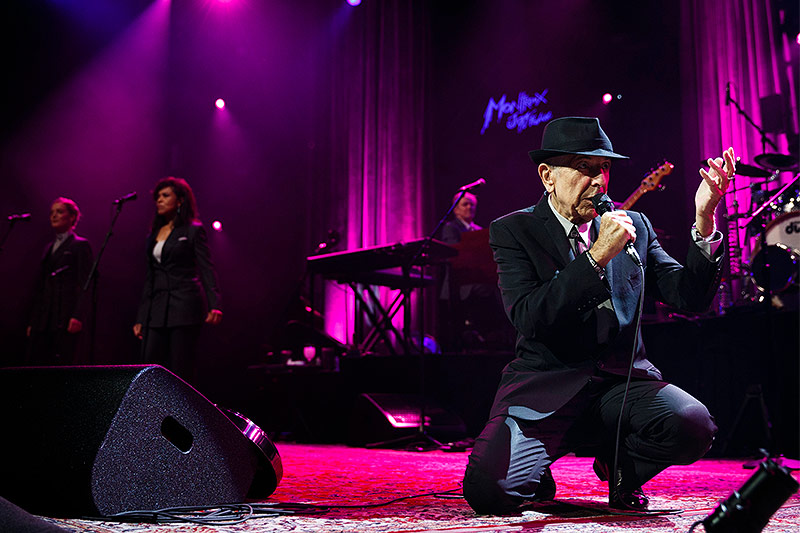 © Reuters/Valentin Flauraud Leonard Cohen beim Montreux Festival 2013