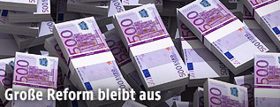 Stapel Euro-Scheine