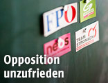 Logos der Oppositionsparteien