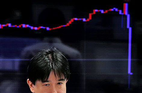 © Reuters/Toru Hanai Broker an der Börse von Tokio