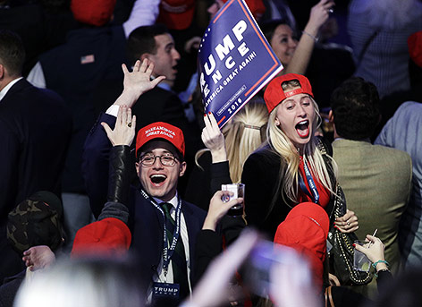 © APA/AP/John Locher Trump-Anhänger jubeln