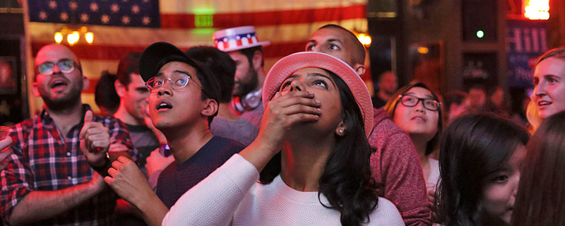 © APA/AFP/Jason Redmond Clintons Anhänger