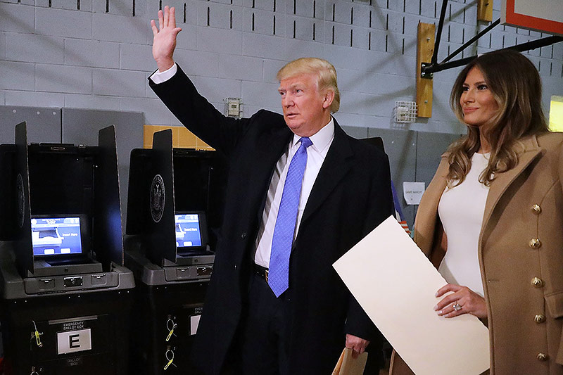 © APA/AFP/Getty Images/Chip Somodevilla Donald Trump mit Frau Melania
