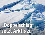 Aufgebrochene Eisschollen