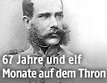 Portrait zeigt Kaiser Franz Josef, 1865