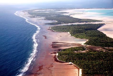 © Reuters/David Gray Luftaufnahme von Kiribati