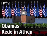 Obama hält eine Rede