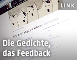 Screenshot zeigt Webseite von Sibylle Berg